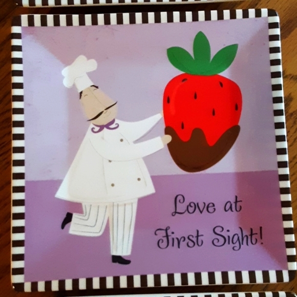 Jessica Flick Square One Brand Sweets Plates - Picture 3 of 6